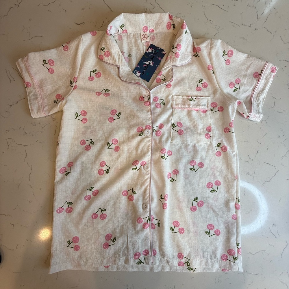 ePretty Pink and White Floral Pajama Top
